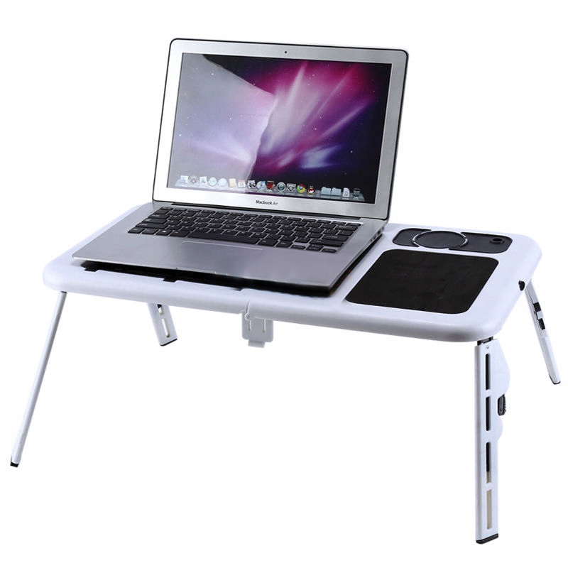 Stolík na notebook skladací s ventilátorom