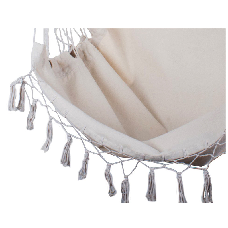 Záhradná brazílska hojdačka biela 