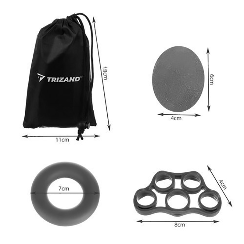 Sada gúm na cvičenie zápästia 9 ks