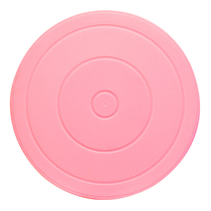 Podnos otočný na zdobenie torty ružový