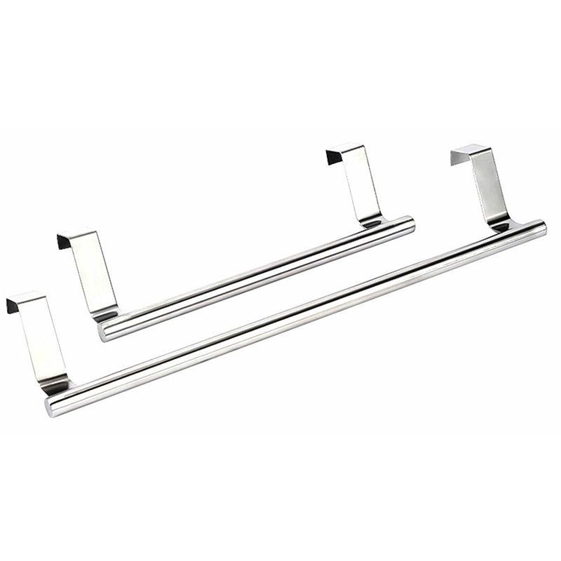 Vešiaky nerezové tyčové na dvere 2ks