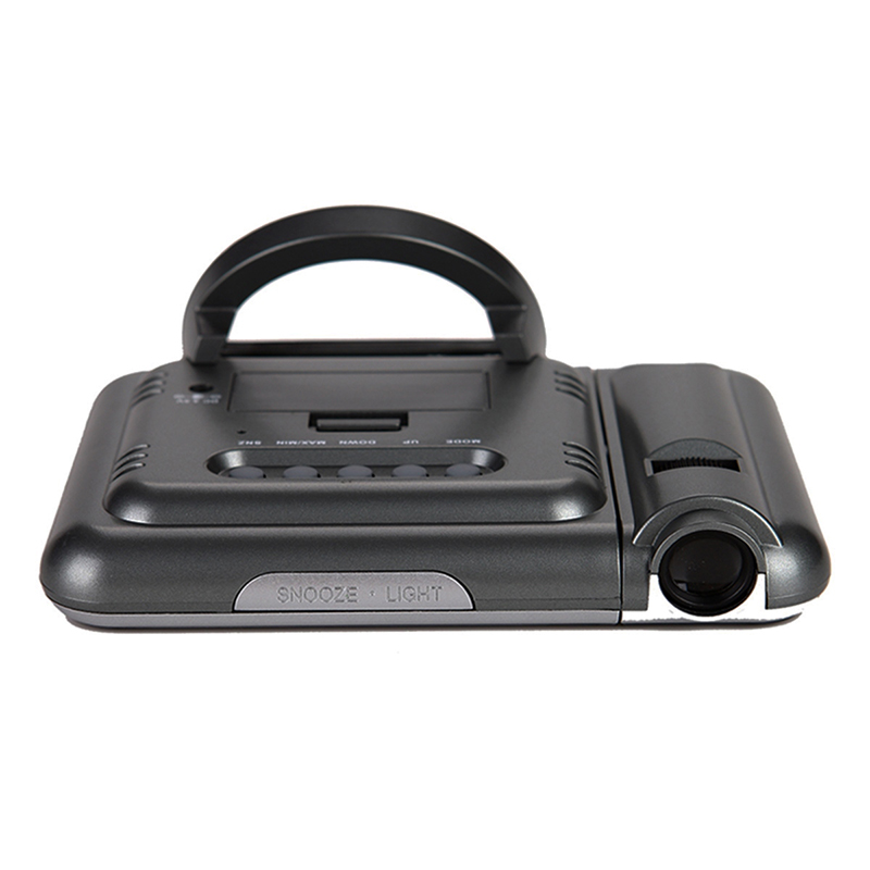 Meteostanica s hodinami a projektorom MH8190 čierna