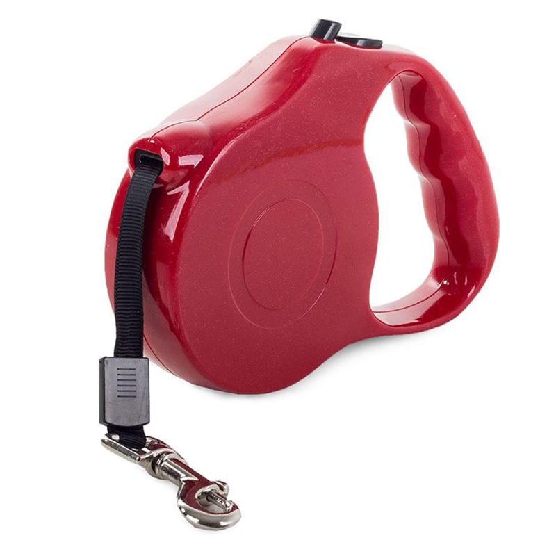 Vodítko pre psa automatické 5m červené