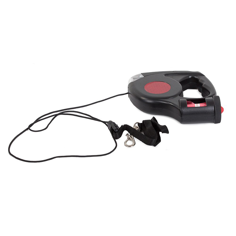 Vodítko pre psa automatické 5m s LED baterkou a vreckami