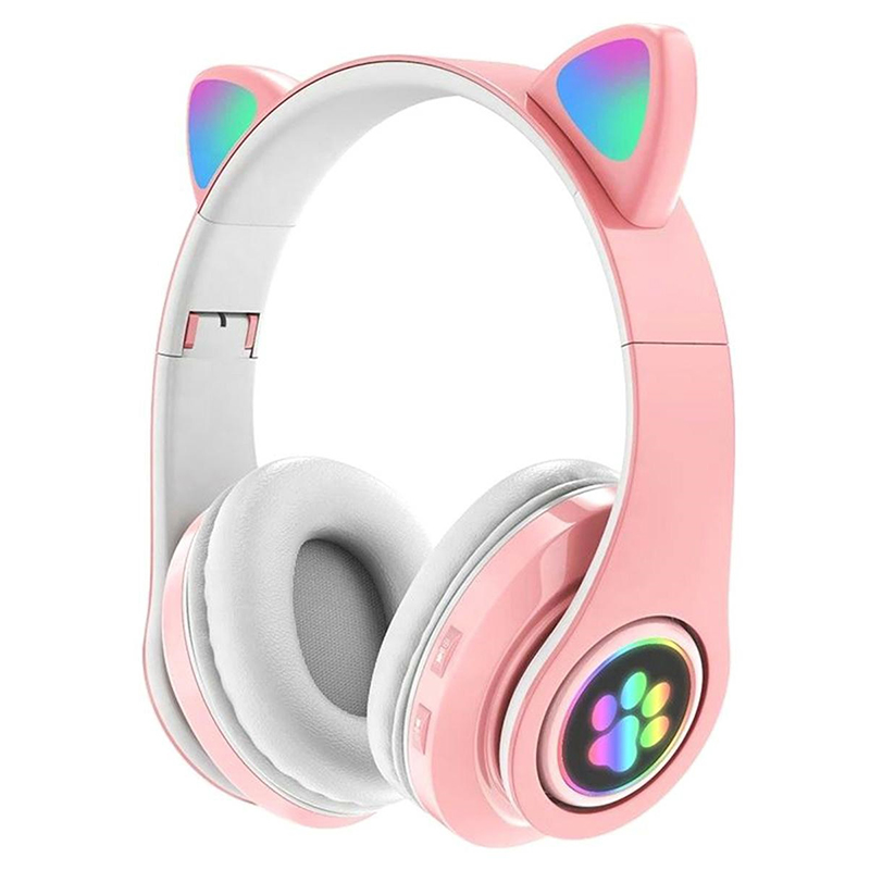 Slúchadlá BT 5.0 LED pink