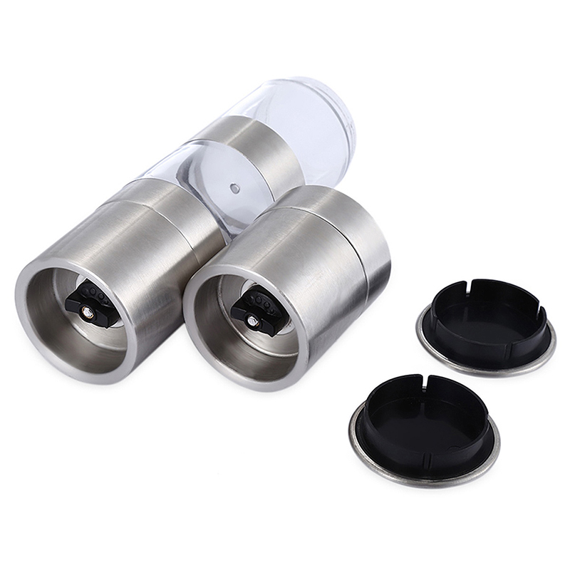 Nerezová korenička combi - Mlynček na korenie 2v1