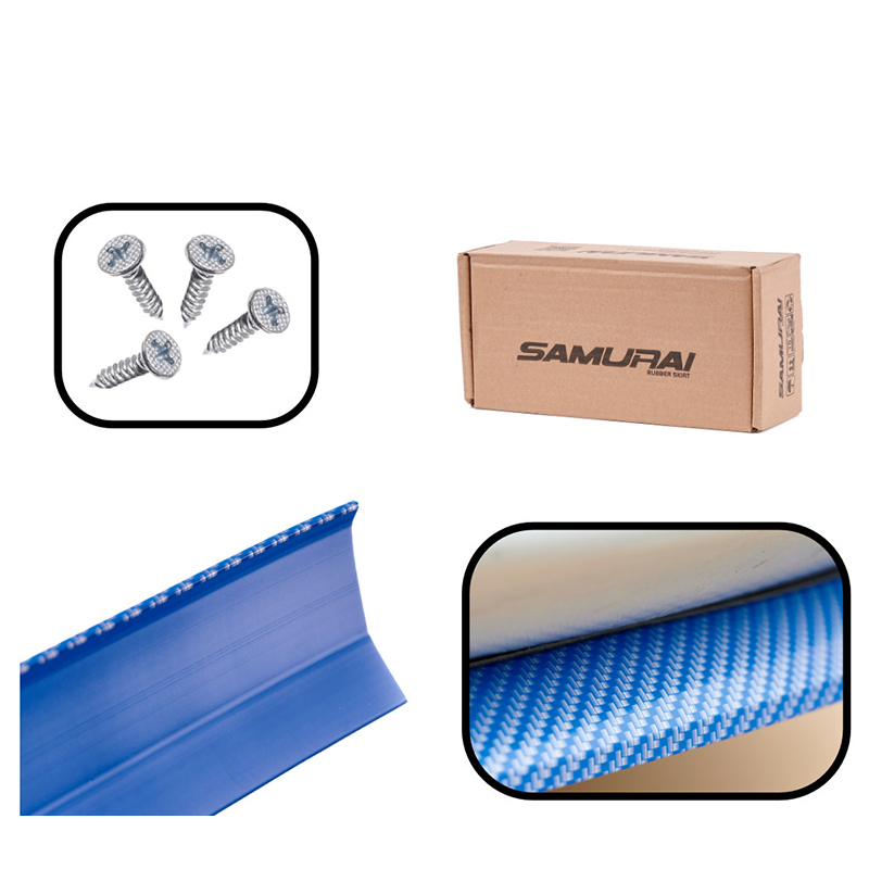 SAMURAI - Ochranná páska na nárazník 5D modrá