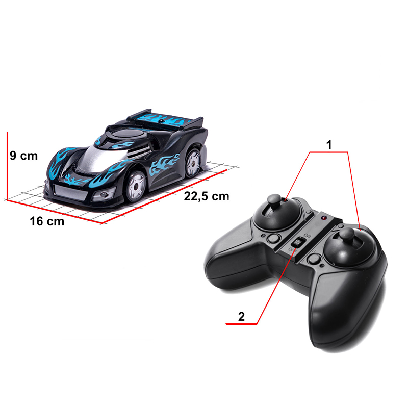 Auto jazdiace po stene RC Defier Climbing Car