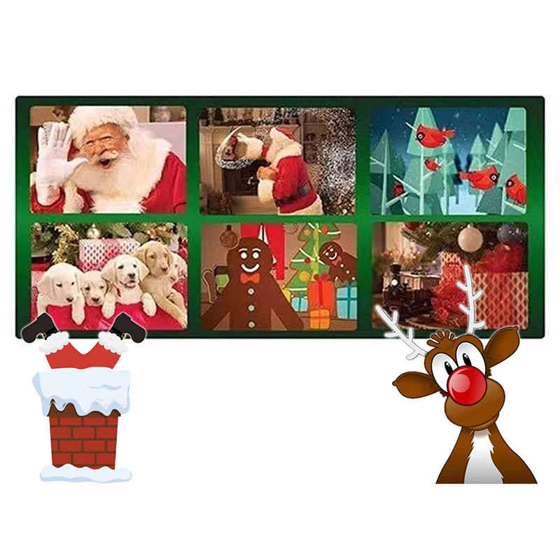 Vianočný projektor - prehávač filmov na okná