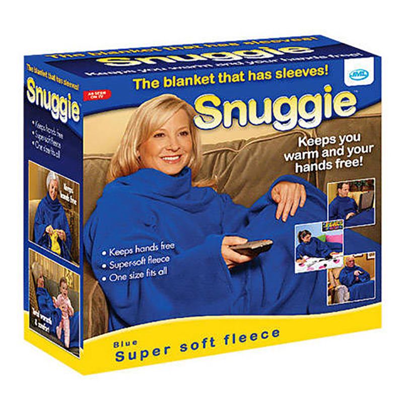Snuggie - Televízna deka s rukávmi 180 x 138 cm ružová