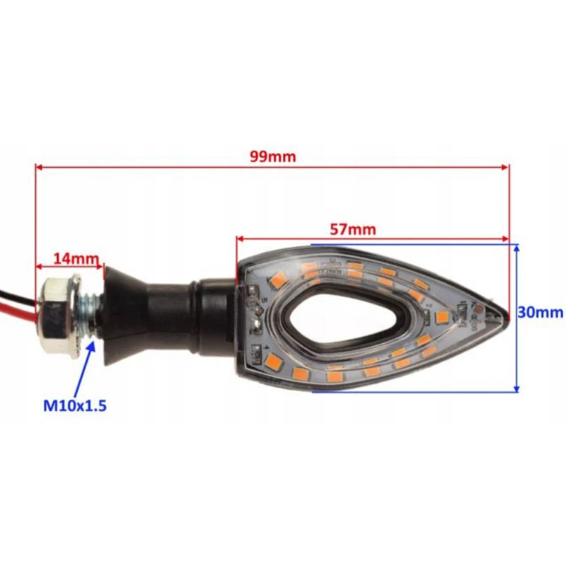 LED smerovky na motorku a štvorkolku 2ks