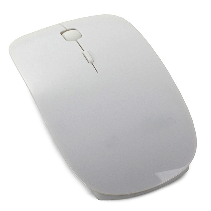 Myš bezdrôtová optická biela SLIM 2,4 GHz