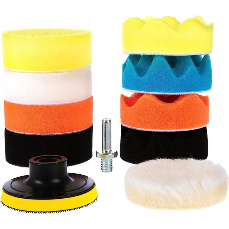 Sada leštiacich hubiek 80mm s adaptérom