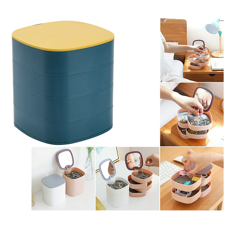 Organizér so zrkadlom na kozmetiku, bižutériu a drobnosti