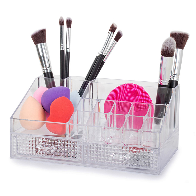 Organizér so zásuvkami na kozmetiku, bižutériu a drobnosti