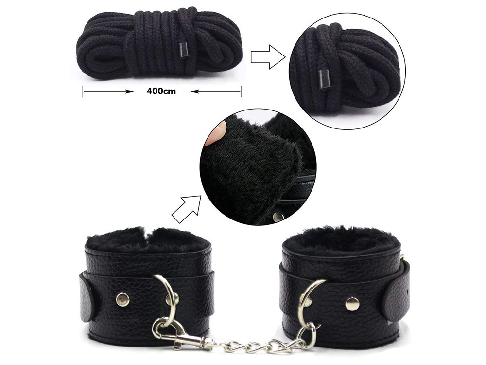 Erotická sada Black 10 dielna