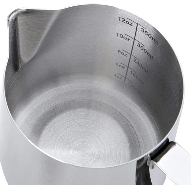 Nerezový mliečnik na spenenie mlieka 350 ml
