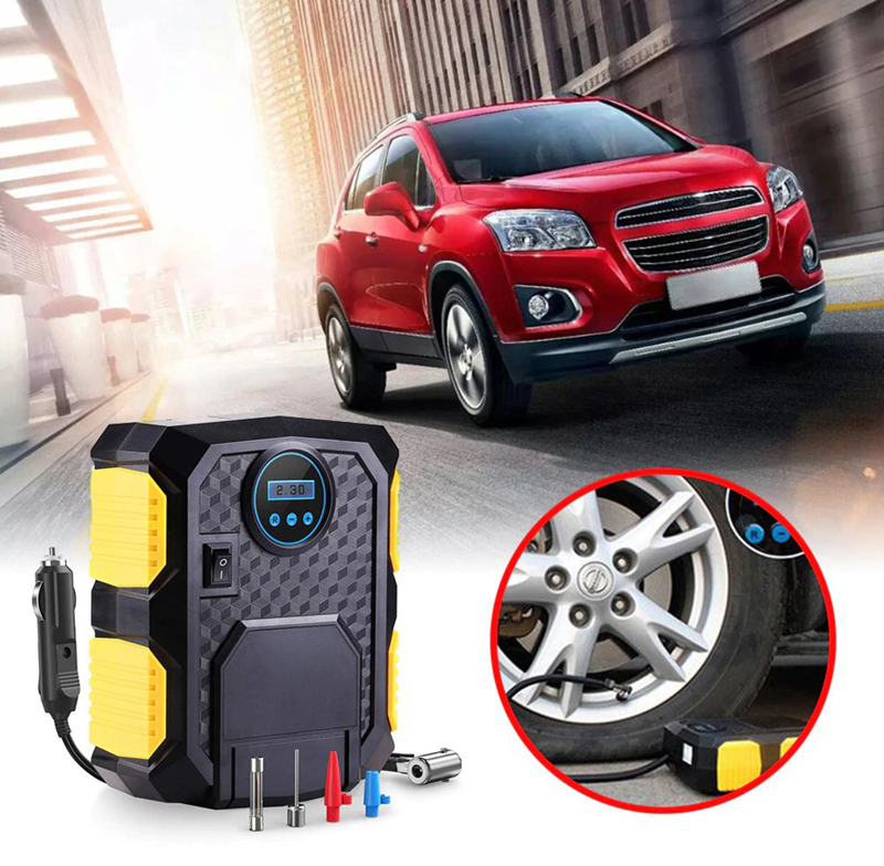 Kompresor YY-3609 12V 120W 150PSI s LCD displejom