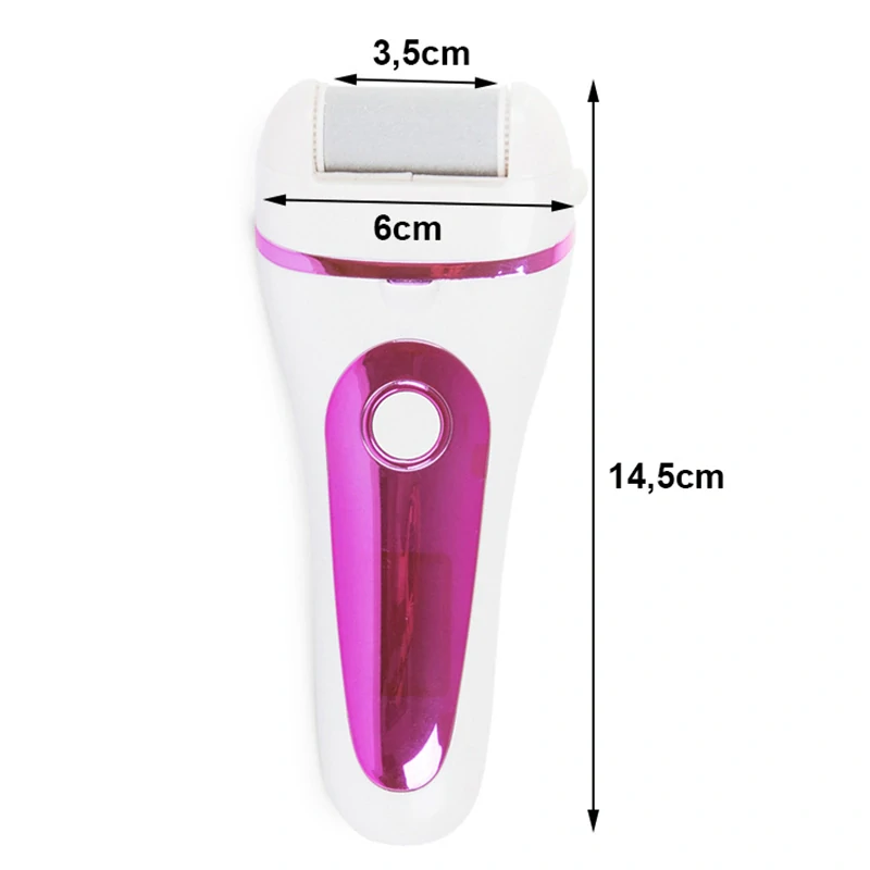 Elektrický pilník na päty a chodidlá LCD