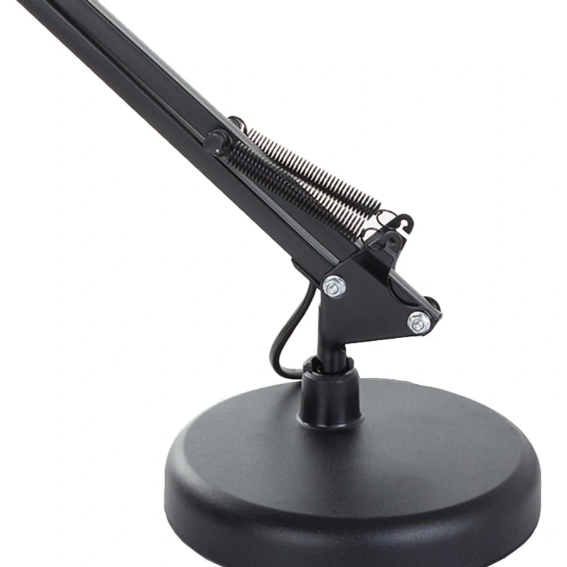 Nastaviteľná stolná lampa čierna