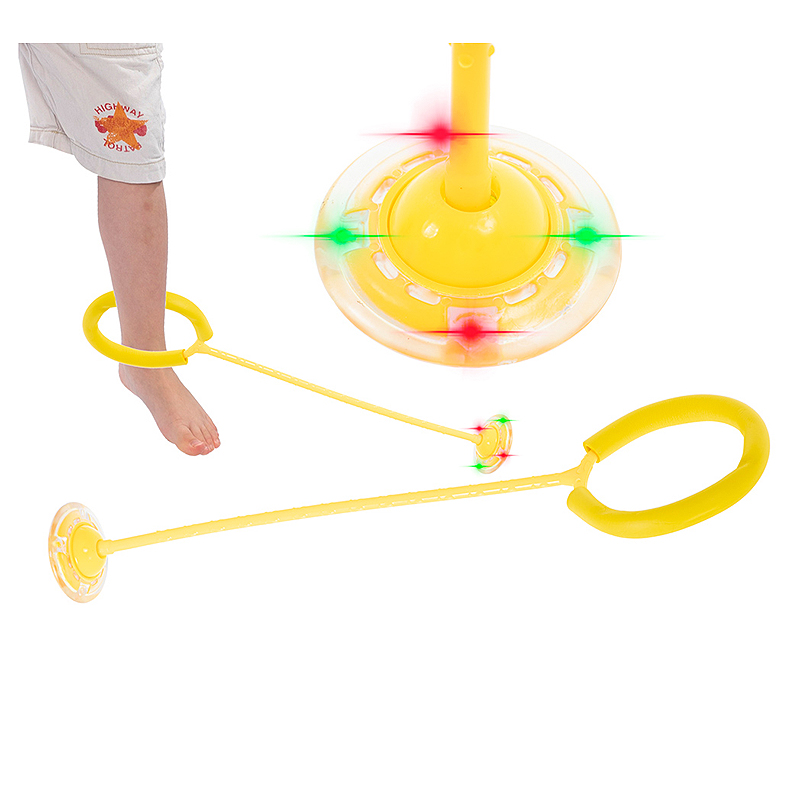 Hula Hop na skákanie LED zelené
