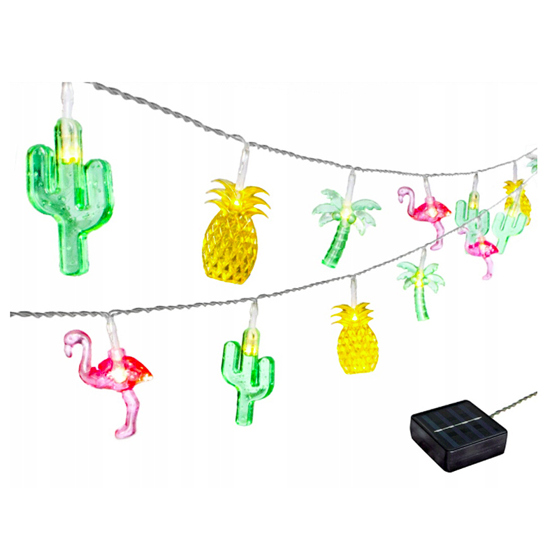 TROPIC - Solárna svetelná girlanda 3 metre - 20 LED svetiel