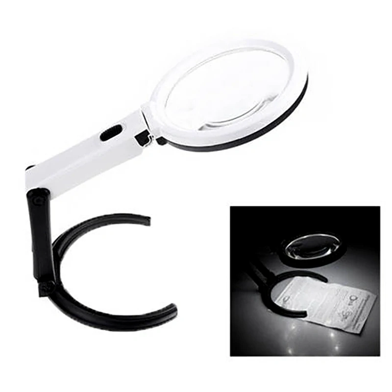 Stolná lupa s LED podsvietením 10 LED