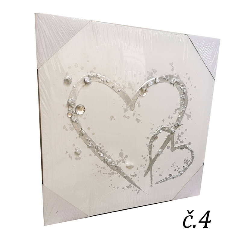 Obraz na stenu biely