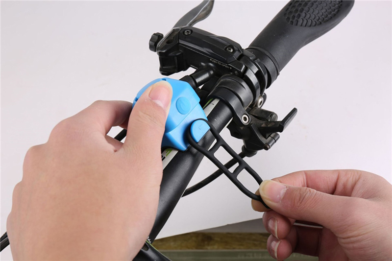 Zvonček na bicykel elektrický červený