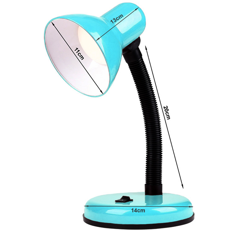 Lampa stolová modrá