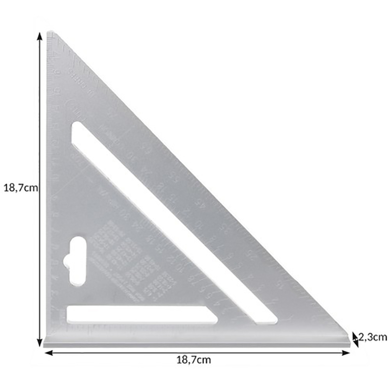 Stolársky kovový uholník 