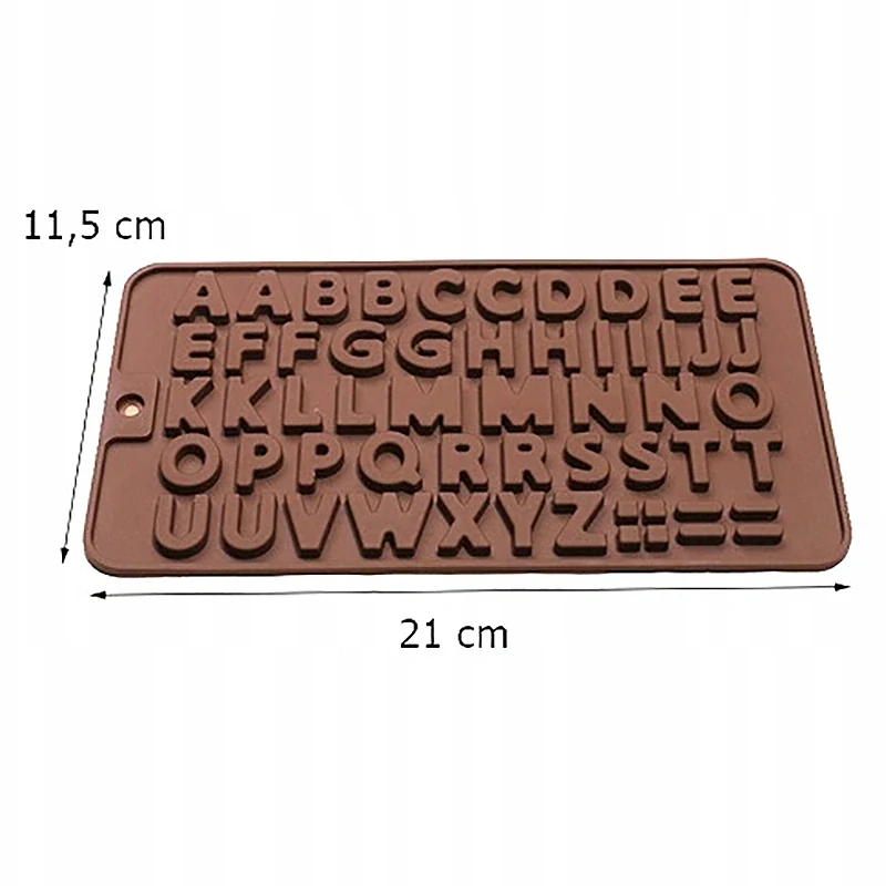 Silikónová forma na čokoládu Písmená