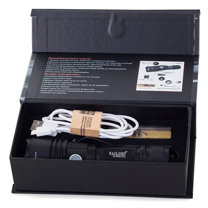 LED baterka Bailong W556 USB