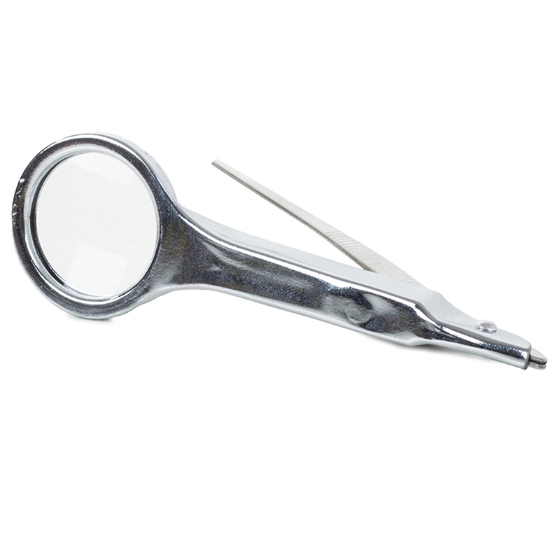 Lupa s pinzetou 25mm