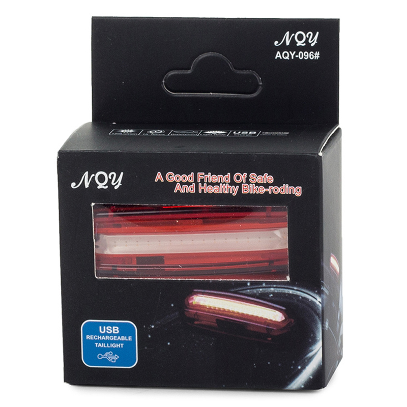 AQY - 096 Zadné svetlo na bicykel COB LED