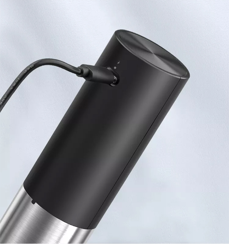 Zortung Elektrický USB otvárač na víno Black LED 20cm