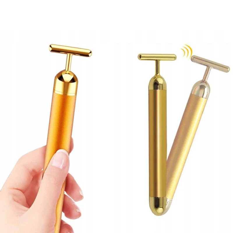 Vibračný masážny valček na tvár