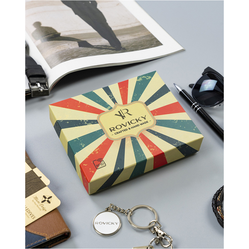 Rovicky N1227-RHP - Peňaženka pánska kožená tan