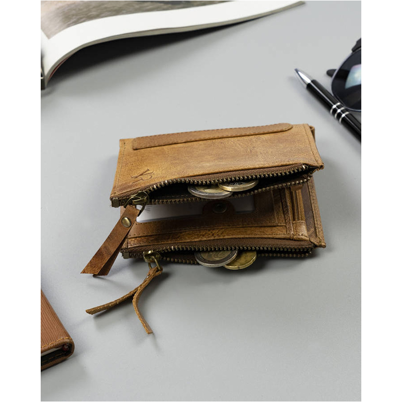 Rovicky N1226-RHP-5456 - Peňaženka pánska kožená tan