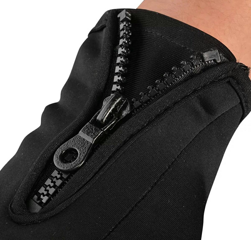 Dotykové rukavice na zimu sivé XXL