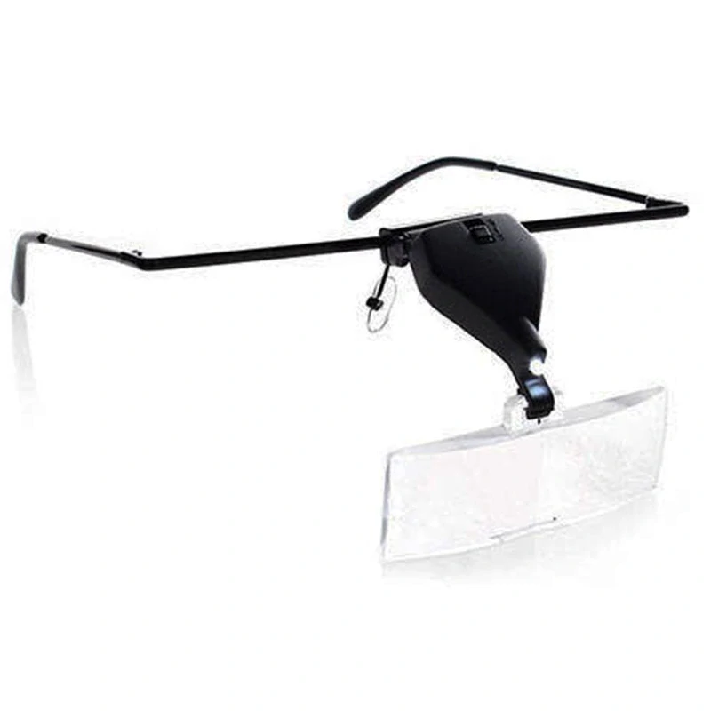 Okuliare hodinárske LED 3,5x s vymeniteľnými šošovkami