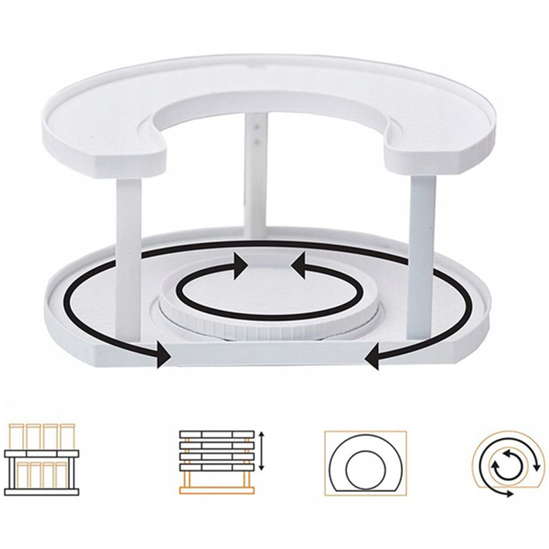 Otočný organizér na koreničky a iné drobnosti