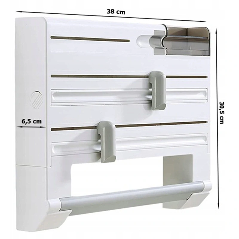 Kuchynský organizér na fóliu a papierové utierky 5v1