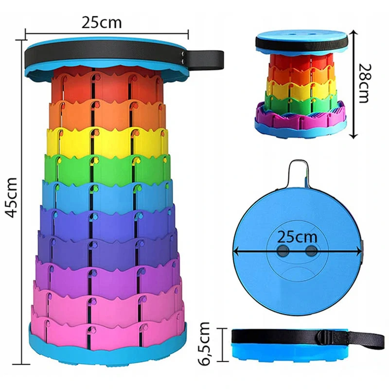 Teleskopická stolička