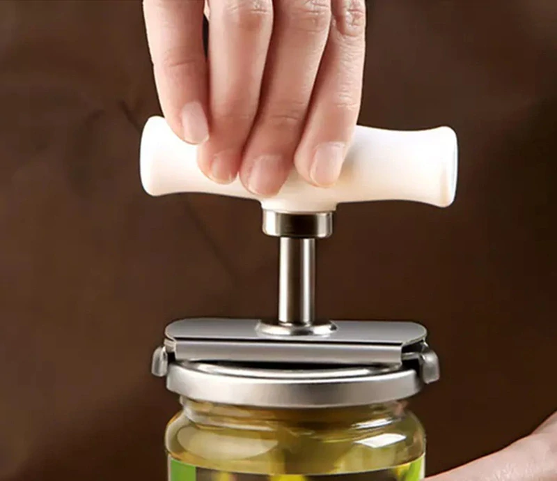 Univerzálny otvárač na skrutkovacie uzávery fliaš a zaváraninových pohárov