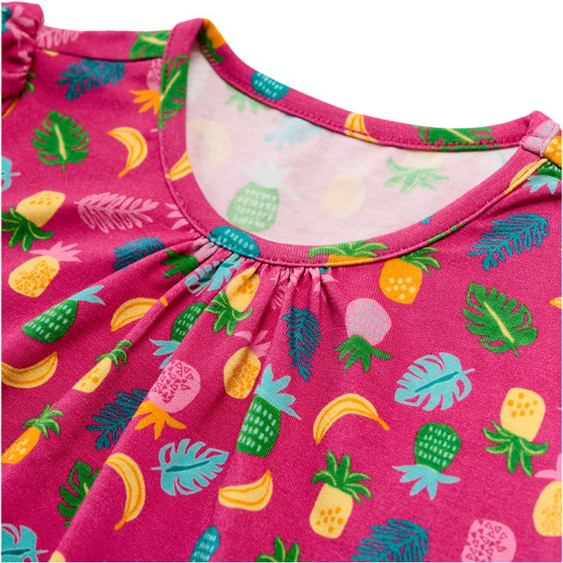 JAKO-O - Dievčenské šaty s celoplošným motívom č.152/158