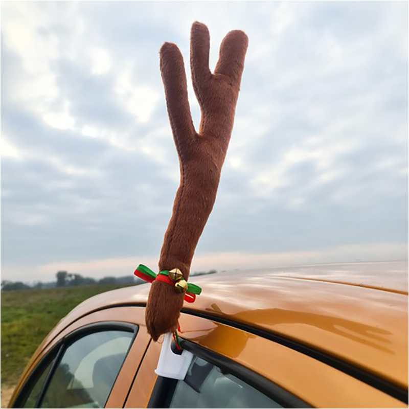 Vianočná ozdoba na auto Parohy soba s nosom