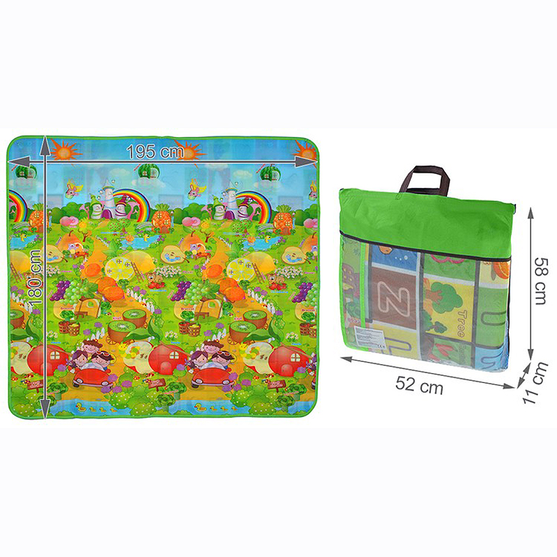 Obojstarnná tepelná podložka pre deti 200 x 180 x 0,5cm