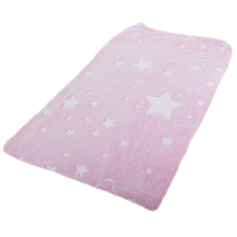 Svietiaca deka 200x150cm ružová