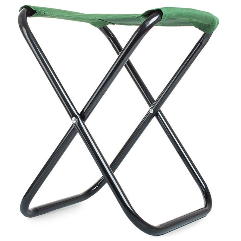 Turistická skladacia stolička zelená